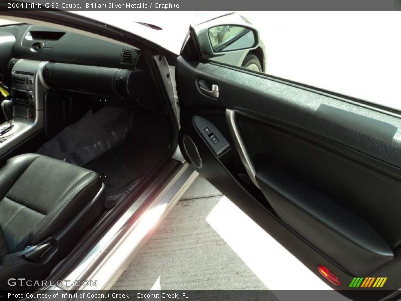 Brilliant Silver Metallic / Graphite 2004 Infiniti G 35 Coupe