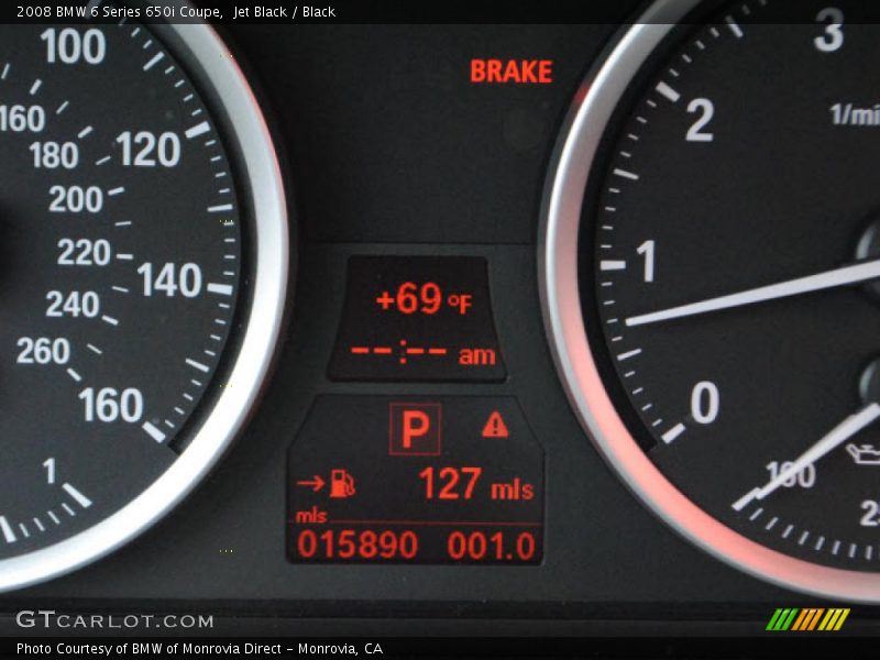 Jet Black / Black 2008 BMW 6 Series 650i Coupe