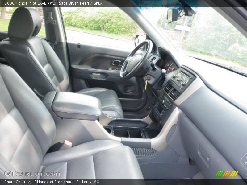 Sage Brush Pearl / Gray 2006 Honda Pilot EX-L 4WD
