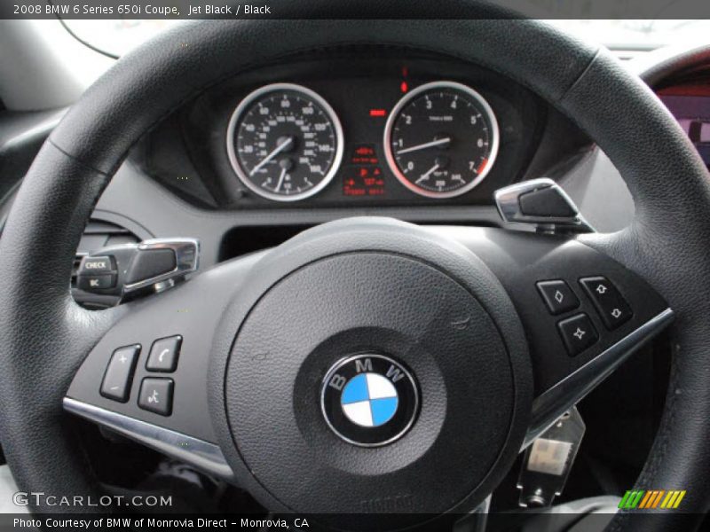 Jet Black / Black 2008 BMW 6 Series 650i Coupe