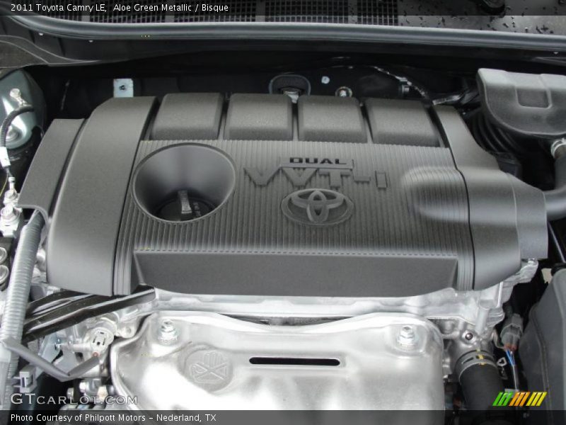 Aloe Green Metallic / Bisque 2011 Toyota Camry LE