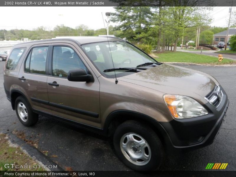 Mojave Mist Metallic / Saddle 2002 Honda CR-V LX 4WD