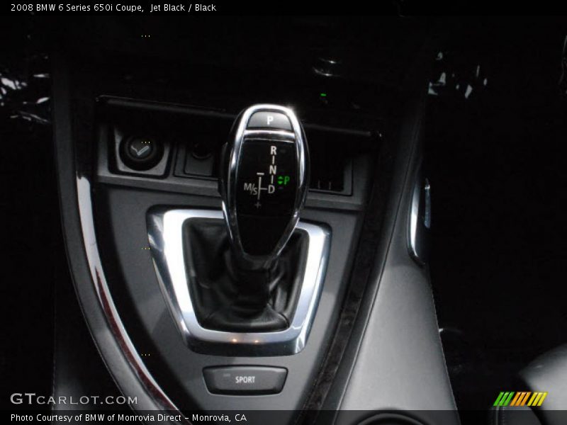 Jet Black / Black 2008 BMW 6 Series 650i Coupe