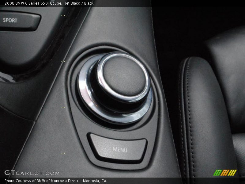 Jet Black / Black 2008 BMW 6 Series 650i Coupe