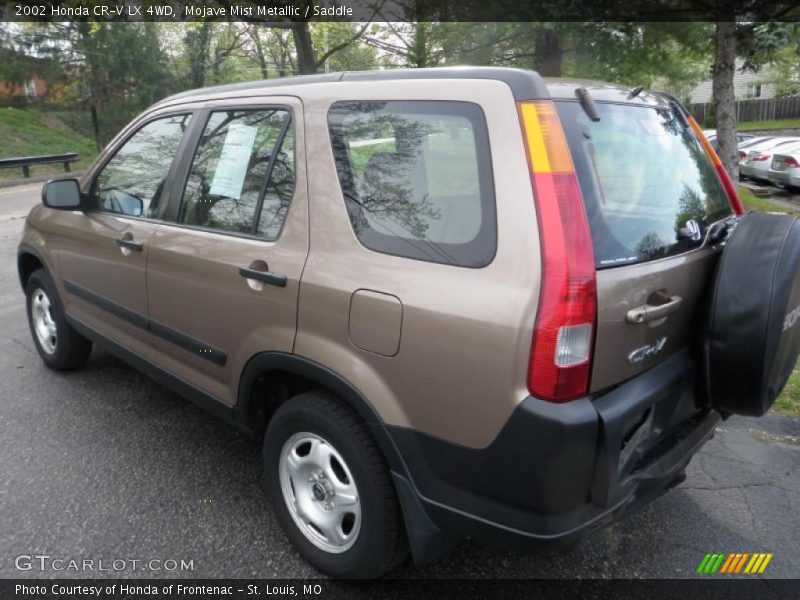Mojave Mist Metallic / Saddle 2002 Honda CR-V LX 4WD