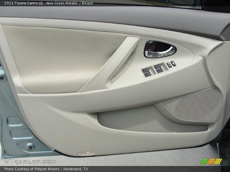 Aloe Green Metallic / Bisque 2011 Toyota Camry LE