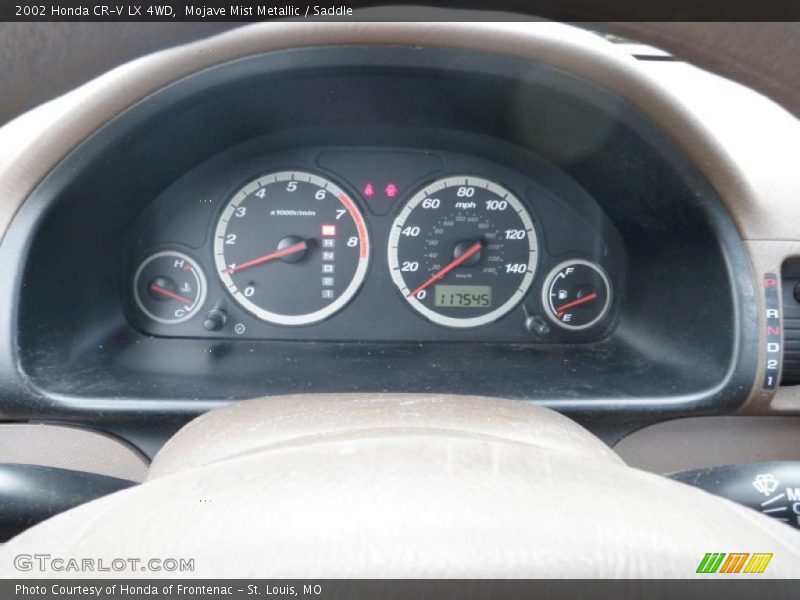  2002 CR-V LX 4WD LX 4WD Gauges
