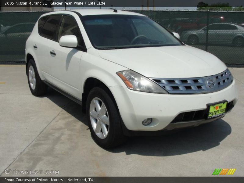 Glacier Pearl White / Cafe Latte 2005 Nissan Murano SE