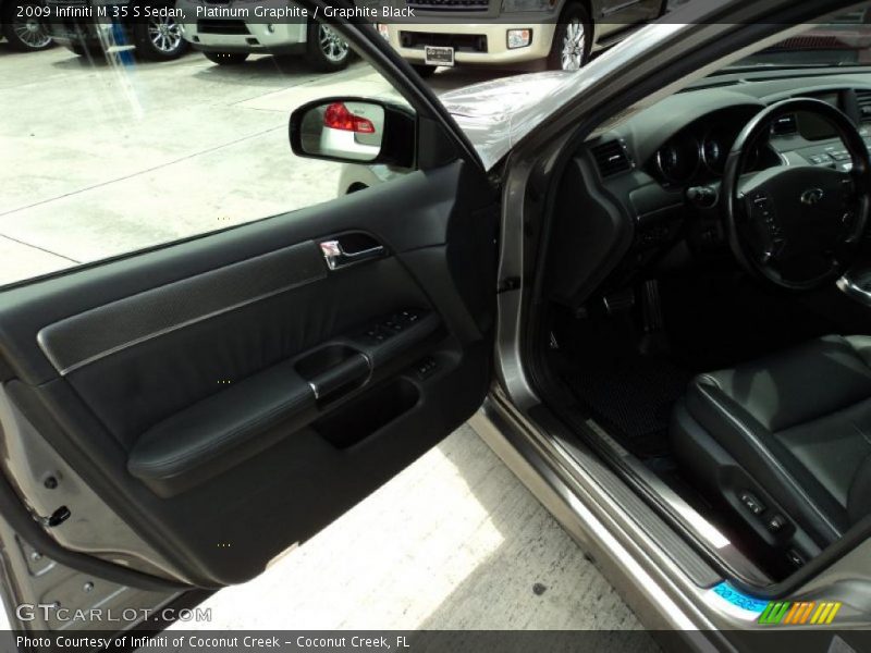 Platinum Graphite / Graphite Black 2009 Infiniti M 35 S Sedan