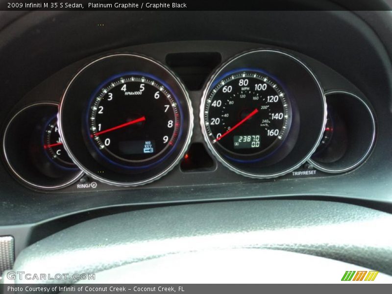 Platinum Graphite / Graphite Black 2009 Infiniti M 35 S Sedan