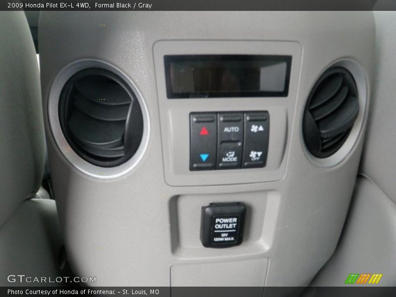 Formal Black / Gray 2009 Honda Pilot EX-L 4WD
