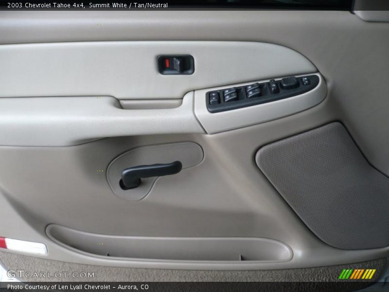 Summit White / Tan/Neutral 2003 Chevrolet Tahoe 4x4