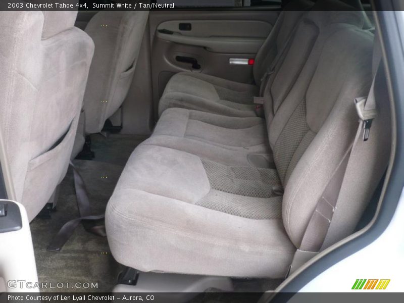 Summit White / Tan/Neutral 2003 Chevrolet Tahoe 4x4