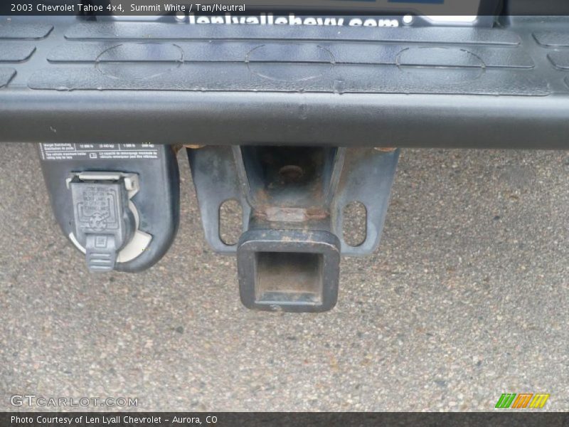 Summit White / Tan/Neutral 2003 Chevrolet Tahoe 4x4