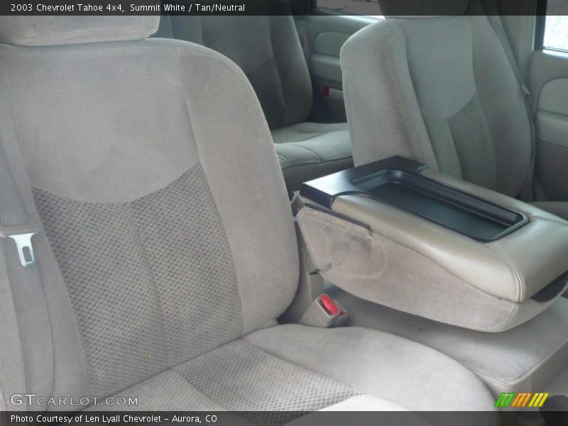 Summit White / Tan/Neutral 2003 Chevrolet Tahoe 4x4