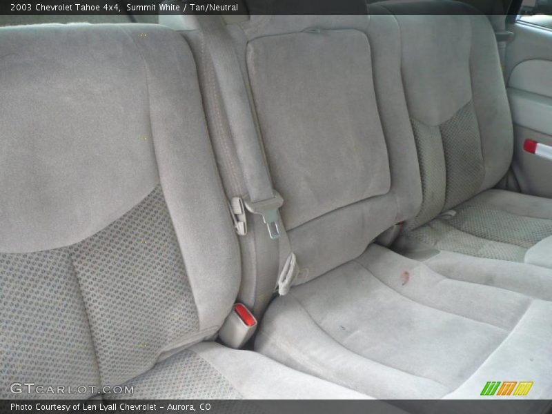Summit White / Tan/Neutral 2003 Chevrolet Tahoe 4x4