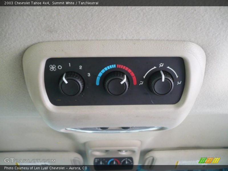 Summit White / Tan/Neutral 2003 Chevrolet Tahoe 4x4