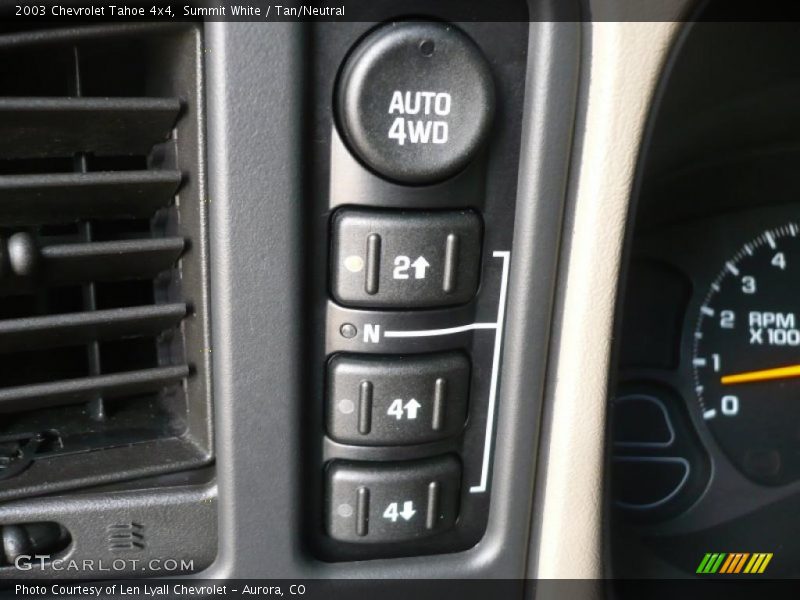 Summit White / Tan/Neutral 2003 Chevrolet Tahoe 4x4