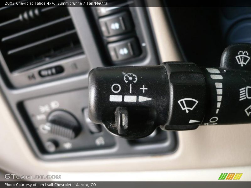 Summit White / Tan/Neutral 2003 Chevrolet Tahoe 4x4