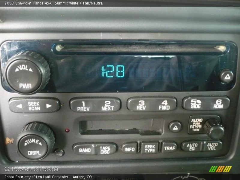 Summit White / Tan/Neutral 2003 Chevrolet Tahoe 4x4