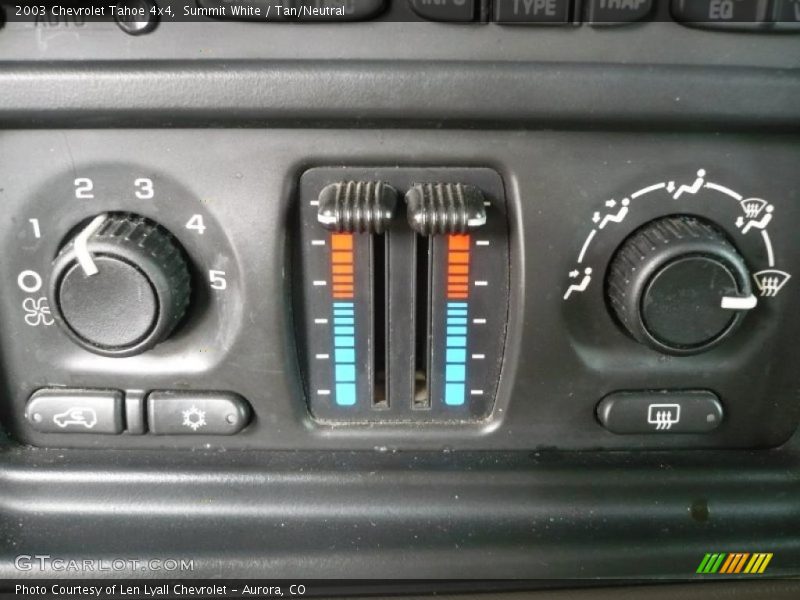 Summit White / Tan/Neutral 2003 Chevrolet Tahoe 4x4