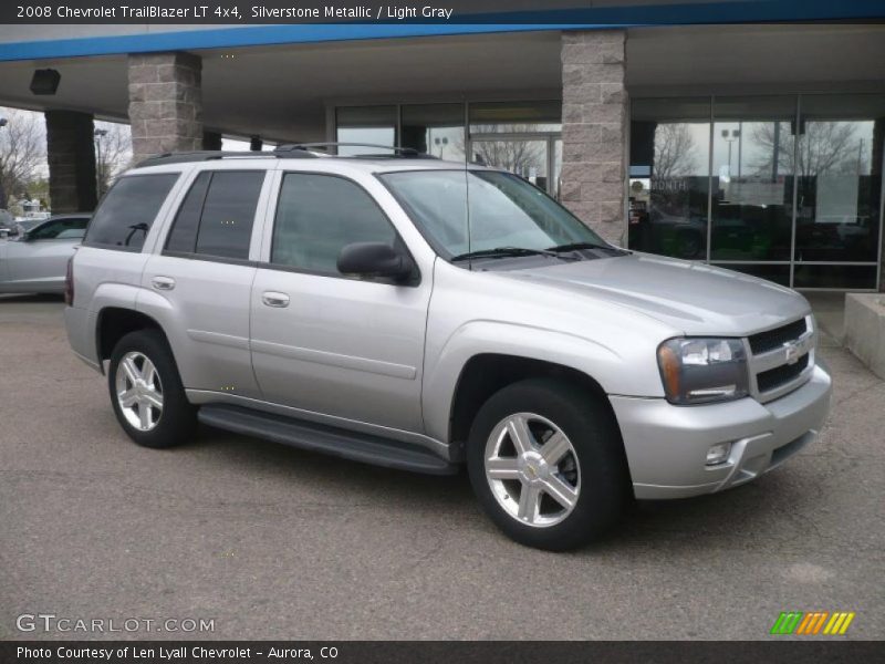 Silverstone Metallic / Light Gray 2008 Chevrolet TrailBlazer LT 4x4