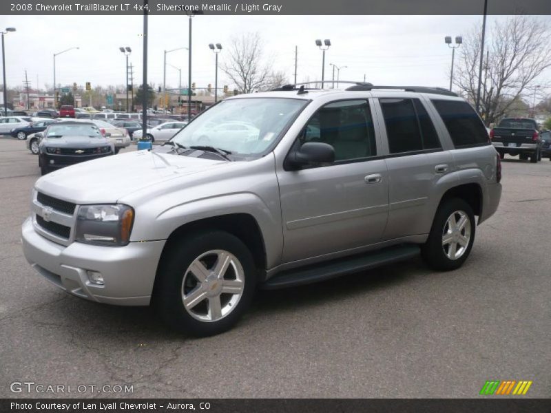 Silverstone Metallic / Light Gray 2008 Chevrolet TrailBlazer LT 4x4