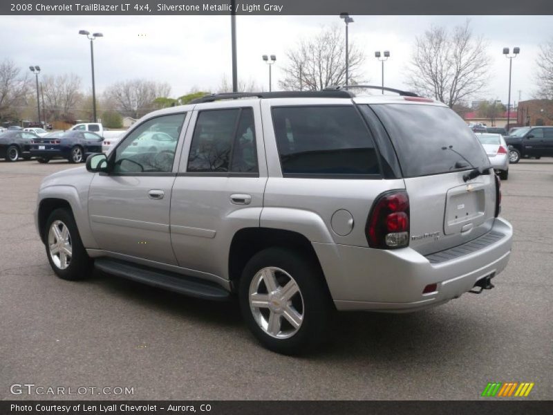 Silverstone Metallic / Light Gray 2008 Chevrolet TrailBlazer LT 4x4
