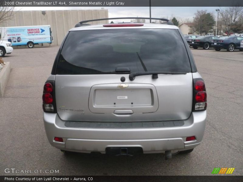 Silverstone Metallic / Light Gray 2008 Chevrolet TrailBlazer LT 4x4