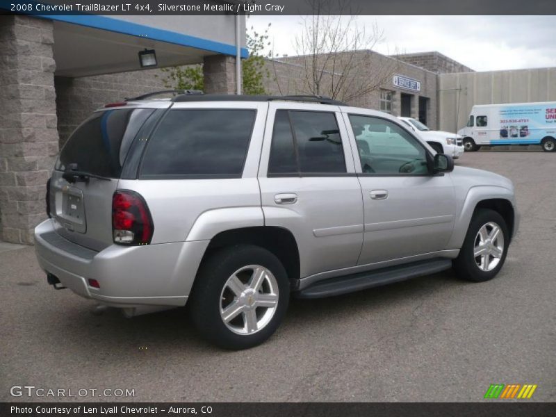 Silverstone Metallic / Light Gray 2008 Chevrolet TrailBlazer LT 4x4
