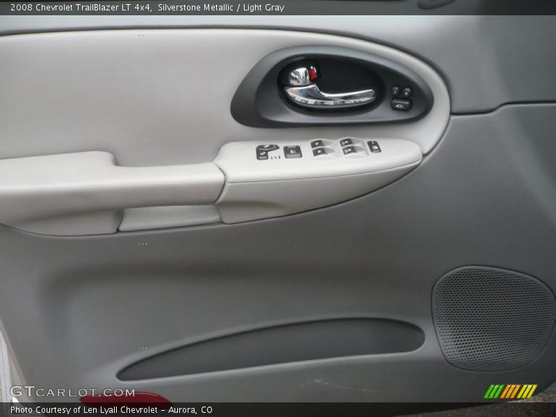 Silverstone Metallic / Light Gray 2008 Chevrolet TrailBlazer LT 4x4