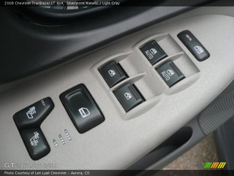 Silverstone Metallic / Light Gray 2008 Chevrolet TrailBlazer LT 4x4