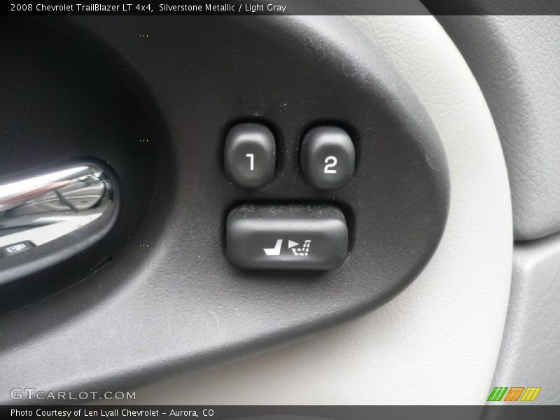 Silverstone Metallic / Light Gray 2008 Chevrolet TrailBlazer LT 4x4