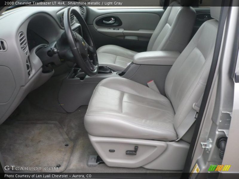 Silverstone Metallic / Light Gray 2008 Chevrolet TrailBlazer LT 4x4