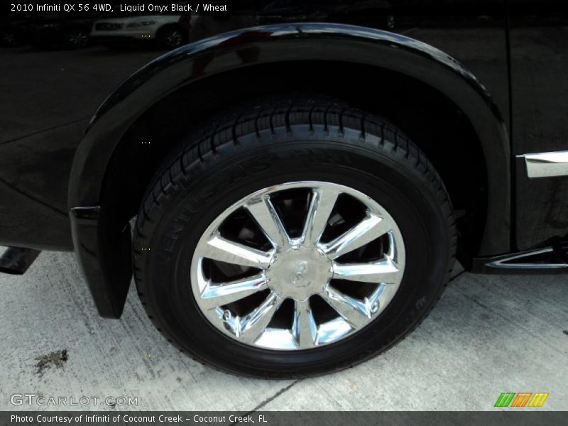 Liquid Onyx Black / Wheat 2010 Infiniti QX 56 4WD