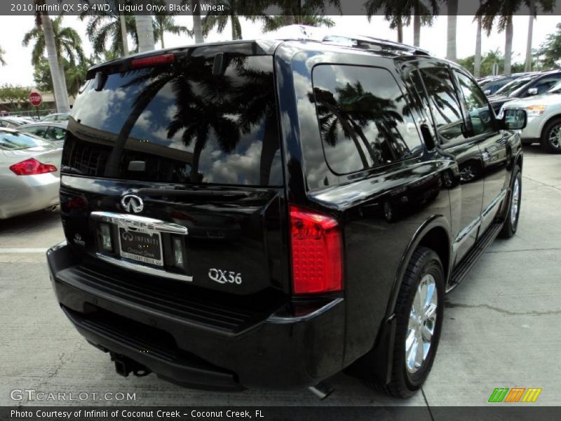 Liquid Onyx Black / Wheat 2010 Infiniti QX 56 4WD