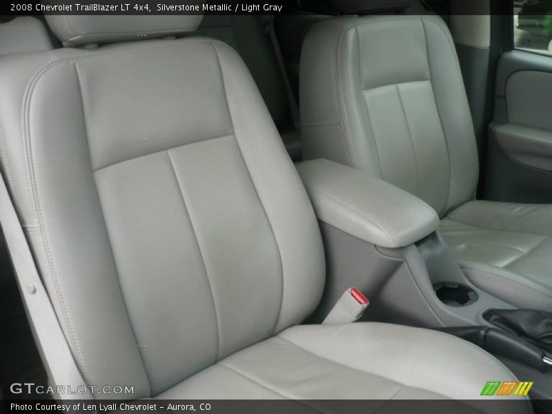 Silverstone Metallic / Light Gray 2008 Chevrolet TrailBlazer LT 4x4