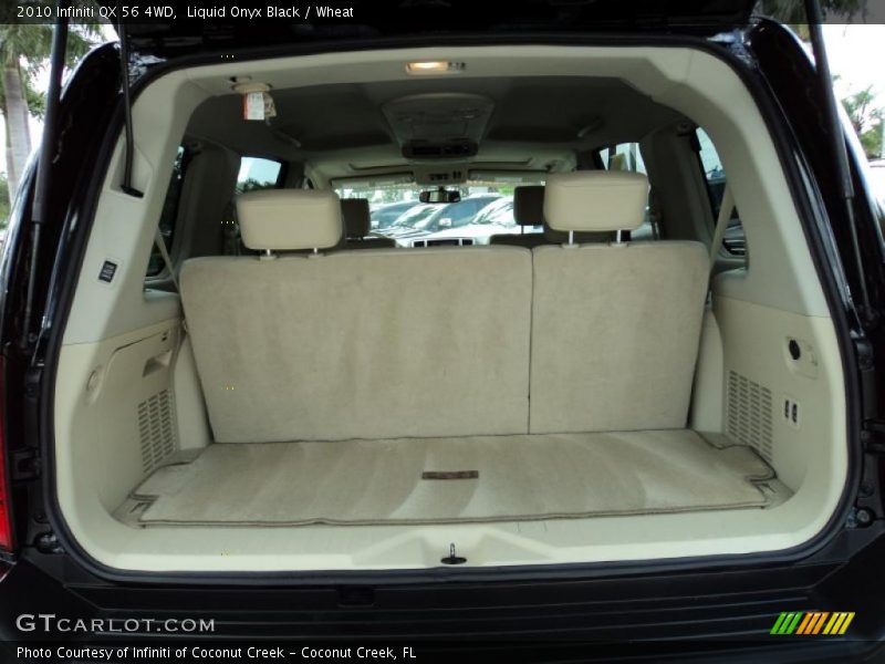 Liquid Onyx Black / Wheat 2010 Infiniti QX 56 4WD