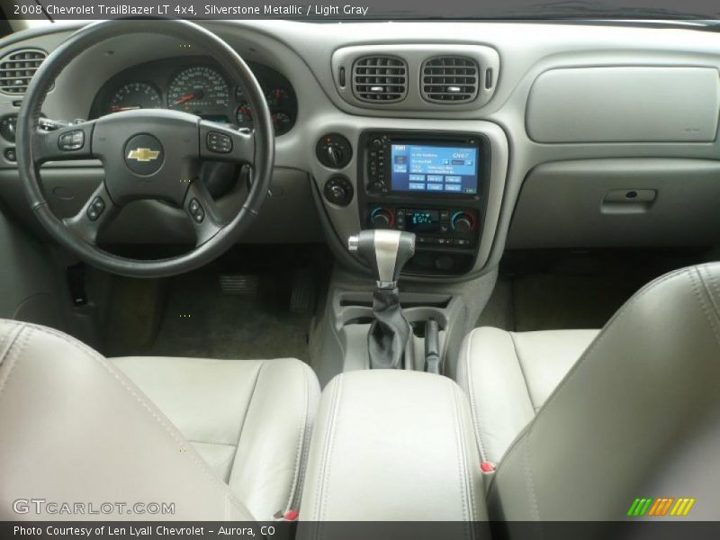 Silverstone Metallic / Light Gray 2008 Chevrolet TrailBlazer LT 4x4