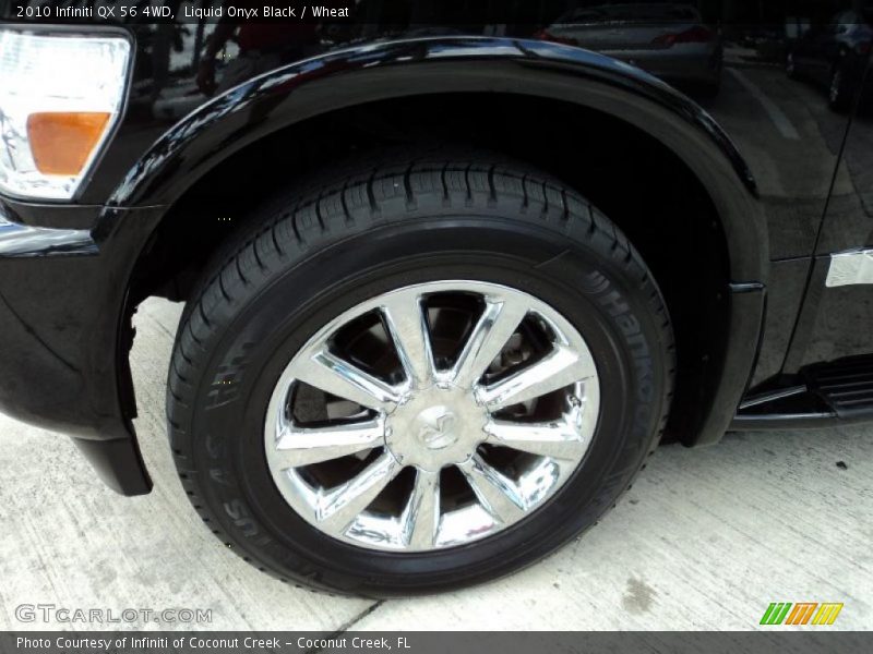 Liquid Onyx Black / Wheat 2010 Infiniti QX 56 4WD