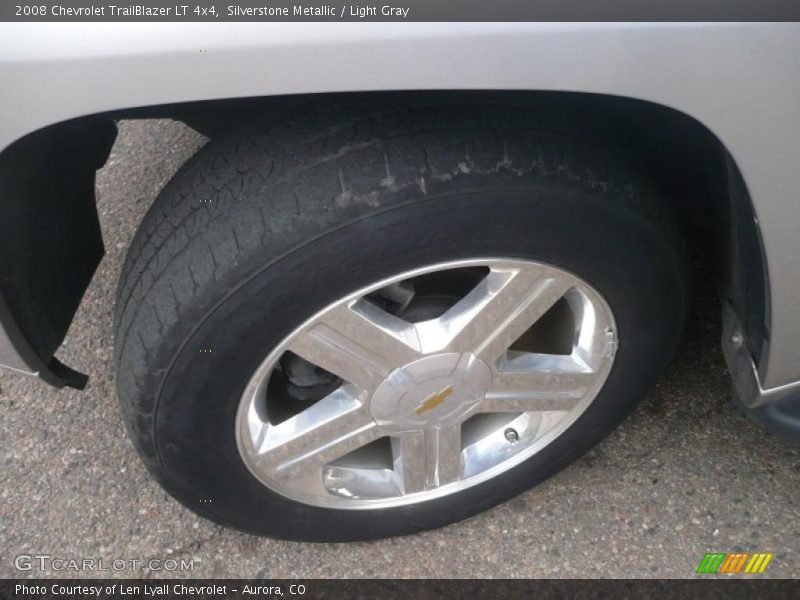 Silverstone Metallic / Light Gray 2008 Chevrolet TrailBlazer LT 4x4