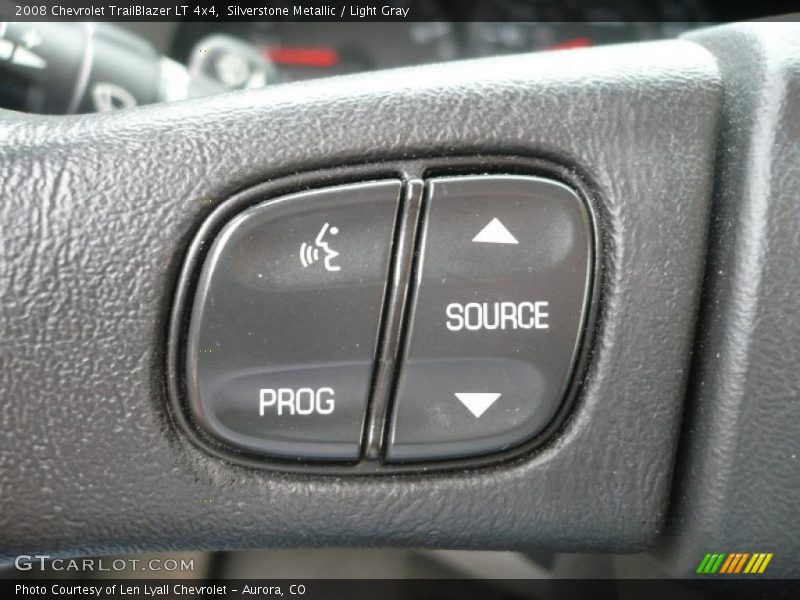 Silverstone Metallic / Light Gray 2008 Chevrolet TrailBlazer LT 4x4
