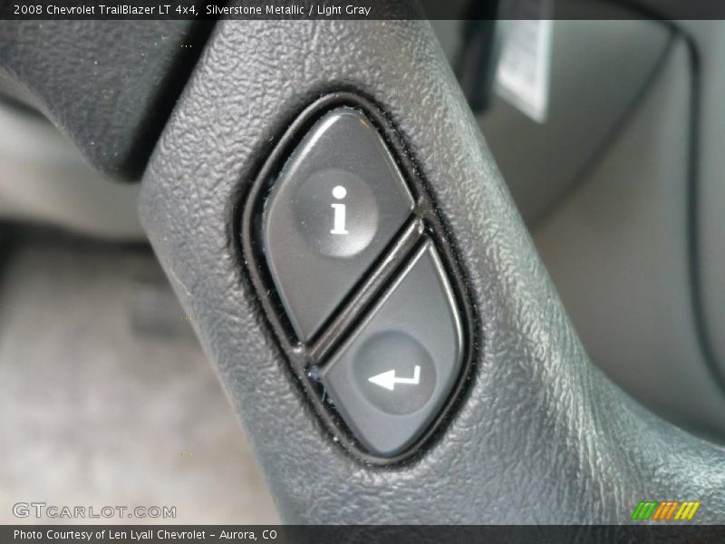 Silverstone Metallic / Light Gray 2008 Chevrolet TrailBlazer LT 4x4