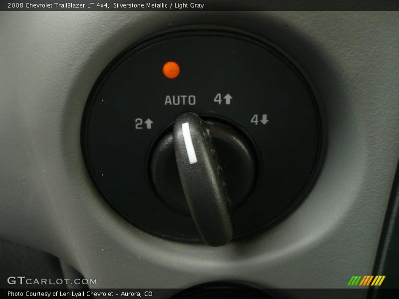 Silverstone Metallic / Light Gray 2008 Chevrolet TrailBlazer LT 4x4