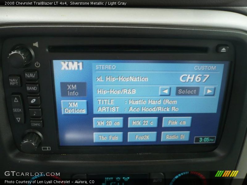 Silverstone Metallic / Light Gray 2008 Chevrolet TrailBlazer LT 4x4