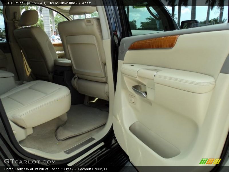 Liquid Onyx Black / Wheat 2010 Infiniti QX 56 4WD
