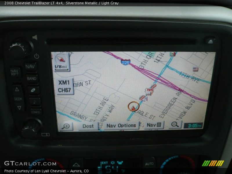 Silverstone Metallic / Light Gray 2008 Chevrolet TrailBlazer LT 4x4