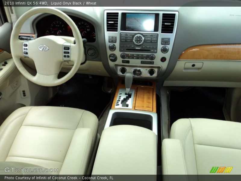 Liquid Onyx Black / Wheat 2010 Infiniti QX 56 4WD