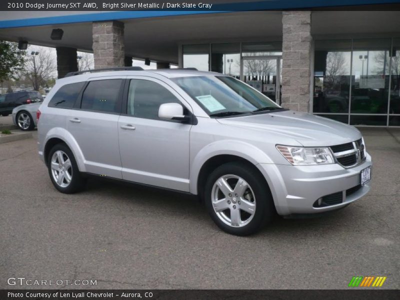 Bright Silver Metallic / Dark Slate Gray 2010 Dodge Journey SXT AWD