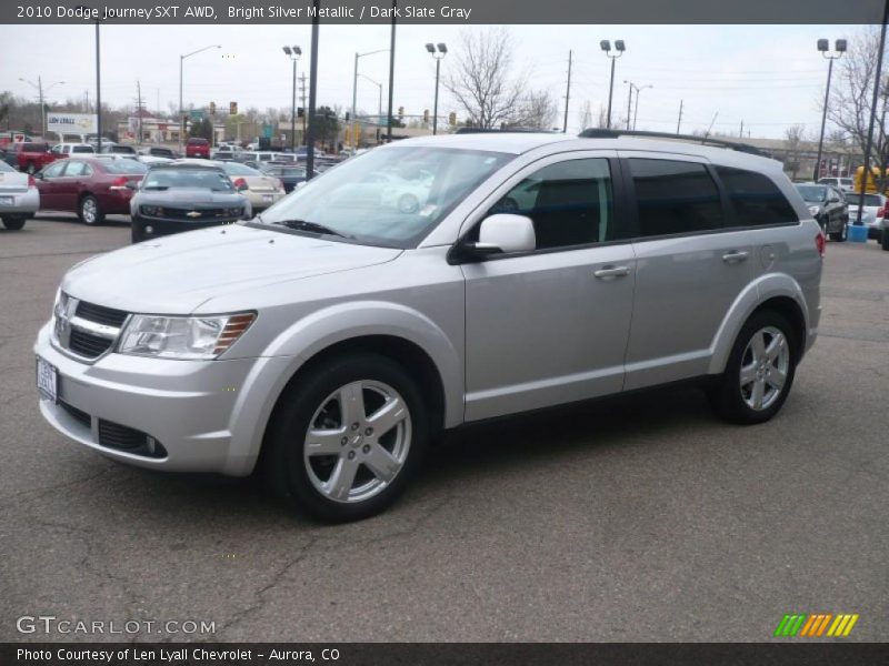 Bright Silver Metallic / Dark Slate Gray 2010 Dodge Journey SXT AWD